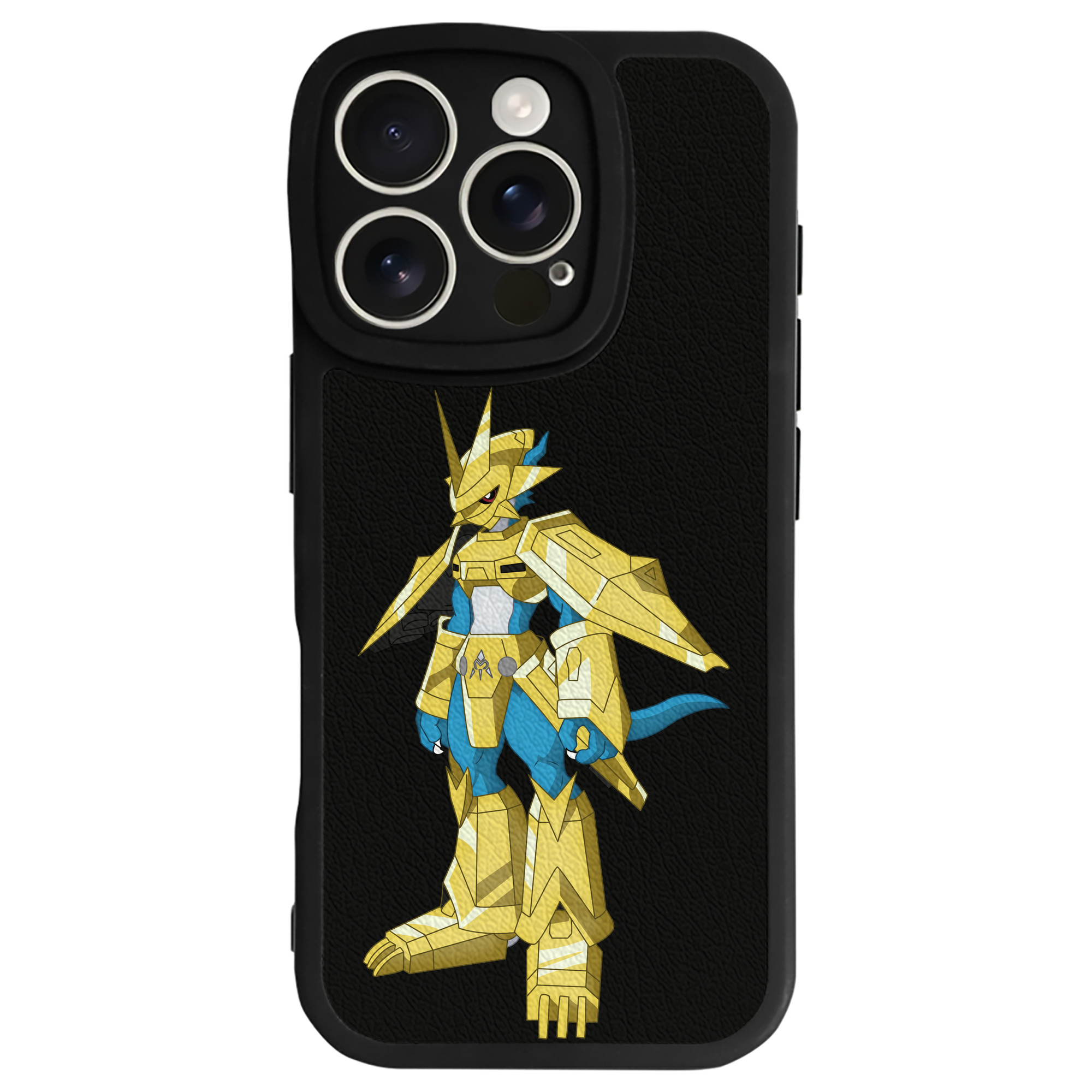 （画像用） Digimon デジタルモンスター/デジモン 【iPhone 16シリーズ対応】シリコンスマホケース（レザー調） 材質：シリコン